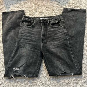 ❤️ pacsun ripped black washed jeans